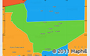 Political Simple Map of Tchirozerine
