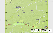 Physical Map of Maine-Sorda