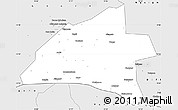 Silver Style Simple Map of Maine-Sorda