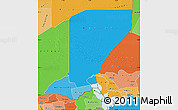 Political Shades Map of Diffa