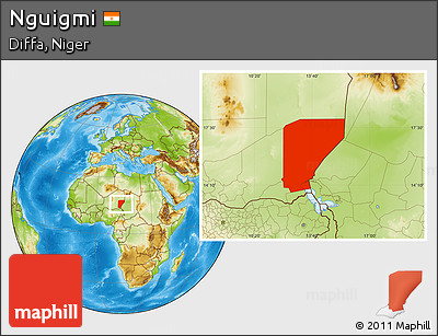 Physical Location Map of Nguigmi