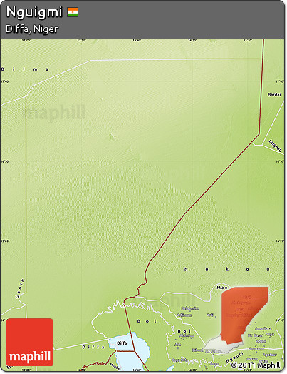 Physical Map of Nguigmi