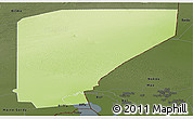 Physical Panoramic Map of Nguigmi, darken