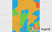 Political 3D Map of Dosso