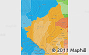 Political Shades 3D Map of Dosso