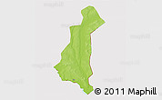 Physical 3D Map of Gaya, cropped outside