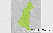 Physical 3D Map of Gaya, lighten, desaturated