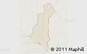 Shaded Relief 3D Map of Gaya, lighten