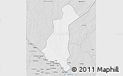 Silver Style 3D Map of Gaya