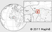 Blank Location Map of Gaya