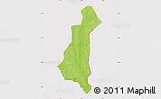 Physical Map of Gaya, cropped outside