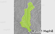 Physical Map of Gaya, desaturated