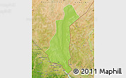 Physical Map of Gaya, satellite outside