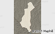 Shaded Relief Map of Gaya, darken