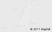 Silver Style Map of Gaya, single color outside