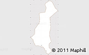 Classic Style Simple Map of Gaya, cropped outside