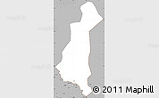 Gray Simple Map of Gaya