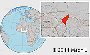 Gray Location Map of Dosso