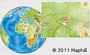 Physical Location Map of Loga, highlighted parent region