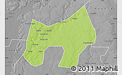 Physical Map of Loga, desaturated