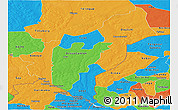 Political Panoramic Map of Dosso