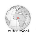 Outline Map of Dakoro
