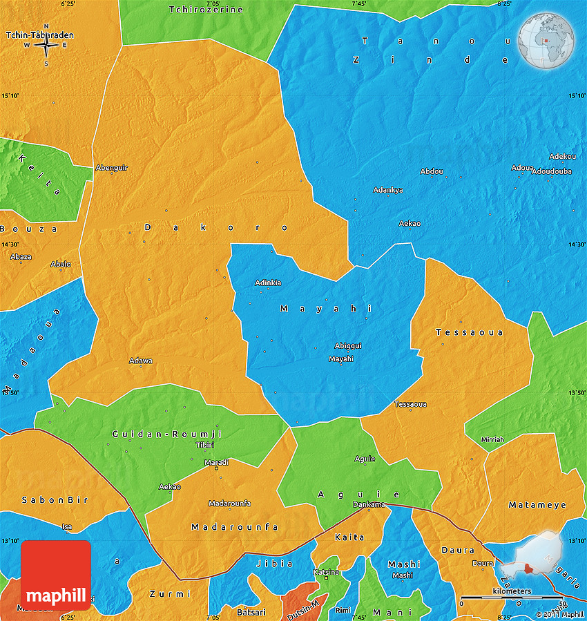 Political Map of Maradi