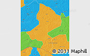 Political 3D Map of Tessaoua