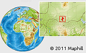 Physical Location Map of Tessaoua