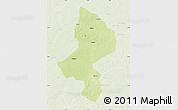 Physical Map of Tessaoua, lighten