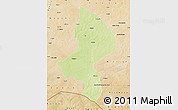 Physical Map of Tessaoua, satellite outside