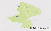 Physical Panoramic Map of Tessaoua, cropped outside