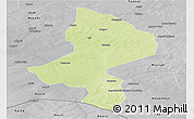 Physical Panoramic Map of Tessaoua, desaturated