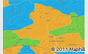 Political Panoramic Map of Tessaoua