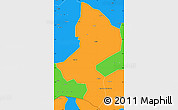 Political Simple Map of Tessaoua