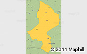 Savanna Style Simple Map of Tessaoua