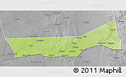 Physical 3D Map of Birni Nkonni, desaturated