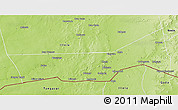 Physical 3D Map of Birni Nkonni