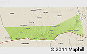 Physical 3D Map of Birni Nkonni, shaded relief outside