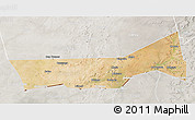 Satellite 3D Map of Birni Nkonni, lighten, semi-desaturated