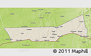 Shaded Relief 3D Map of Birni Nkonni, physical outside