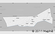 Gray Map of Birni Nkonni, single color outside