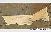 Satellite Map of Birni Nkonni, darken