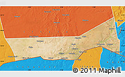 Satellite Map of Birni Nkonni, political outside