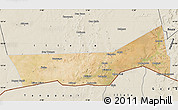 Satellite Map of Birni Nkonni, shaded relief outside