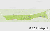 Physical Panoramic Map of Birni Nkonni, lighten