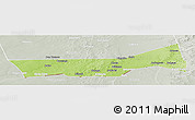 Physical Panoramic Map of Birni Nkonni, lighten, semi-desaturated