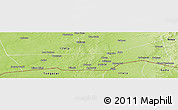 Physical Panoramic Map of Birni Nkonni