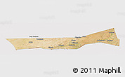 Satellite Panoramic Map of Birni Nkonni, cropped outside