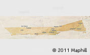 Satellite Panoramic Map of Birni Nkonni, lighten